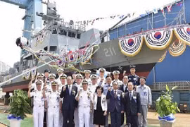 Hàn Quốc hạ thủy tàu tuần tra mới đối phó với tàu đệm khí Triều Tiên 