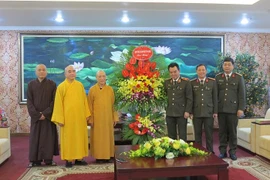 Giáo hội Phật giáo Việt Nam TP. Hà Nội chúc mừng lực lượng Công an Thủ đô