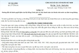 Nhà nước sẽ tiếp tục thanh toán các khoản nợ dân trong hai cuộc kháng chiến