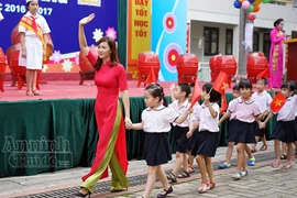 Hơn 1.000 học sinh Trường Tiểu học Lý Thái Tổ bước vào năm học mới