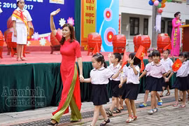 Hơn 1.000 học sinh Trường Tiểu học Lý Thái Tổ bước vào năm học mới