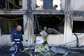 Khu ở của người tị nạn tại Đức bị đốt phá