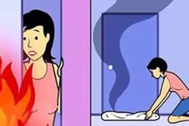 Infographic: Những điều cần biết để thoát hiểm khi nhà bị cháy
