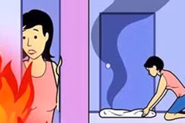 Infographic: Những điều cần biết để thoát hiểm khi nhà bị cháy