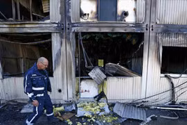 Khu ở của người tị nạn tại Đức bị đốt phá