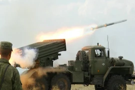 Nga diễn tập pháo binh quy mô lớn tại Crimea, nam Ossetia và Abkhazia