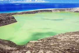 Đảo mới hình thành trên Thái Bình Dương