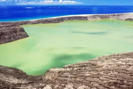 Đảo mới hình thành trên Thái Bình Dương