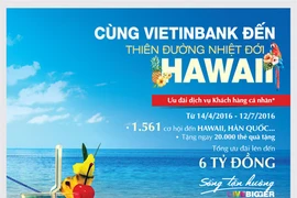 Du lịch Hawaii miễn phí cùng VietinBank
