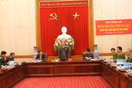 Họp Ban soạn thảo Dự án Pháp lệnh về Cảnh sát môi trường