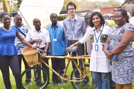 Độc đáo xe đạp tre 