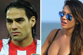 Falcao dính tin đồn với chân dài Argentina