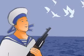 Lời thì thầm của sóng với lính đảo