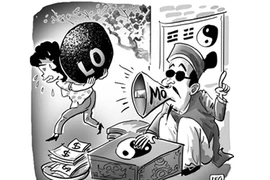 Bi hài xem bói đầu năm