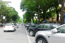 Kết quả tốt sau nửa tháng thí điểm trông xe dưới lòng đường