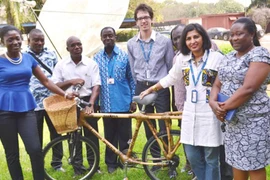 Độc đáo xe đạp tre 