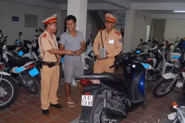 Được CSGT tìm thấy xe sau 3 tháng bị mất 