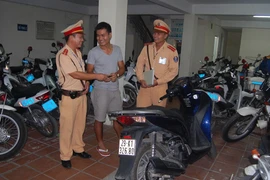 Được CSGT tìm thấy xe sau 3 tháng bị mất 