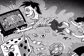 Đừng để tan cửa nát nhà vì bóng đá