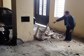 Khu tái định cư Đồng Tàu xuống cấp nghiêm trọng