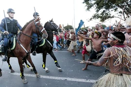 Biểu tình lan rộng ở Brazil trước thềm World Cup