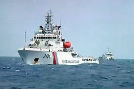 Trung Quốc tăng tàu hoạt động ở khu vực giàn khoan