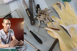 “Siêu trộm” phá khóa bằng nan hoa xe đạp