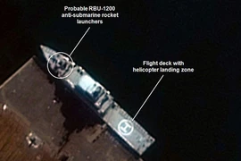 Lộ hình ảnh 2 chiến hạm mới của Triều Tiên 