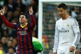 Messi lại khiến Ronaldo lu mờ