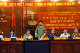 Nghiệm thu đề tài Tổng kết lịch sử Công an Thủ đô 1954-1975