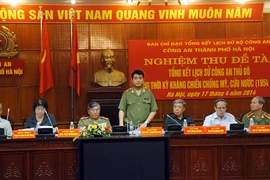 Nghiệm thu đề tài Tổng kết lịch sử Công an Thủ đô 1954-1975