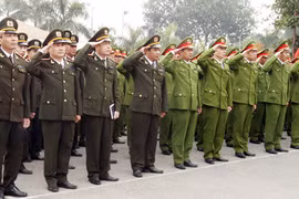 Tăng cường huấn luyện điều lệnh nội vụ