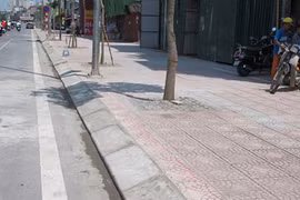 Không dùng tiền ngân sách sửa vỉa hè bị hỏng