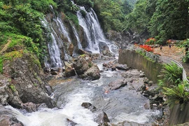 Thác Tiên trong sương