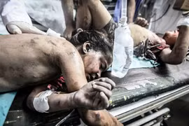 Dải Gaza đang bị nhuốm đỏ