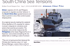 Trung Quốc cố chấp và cố tình trì hoãn trong vấn đề Biển Đông