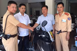 Kiểm tra giao thông, phát hiện xe trộm cắp