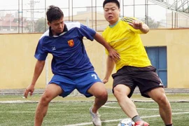 Giải bóng đá Cụm thi đua số 4 CATP Hà Nội: Cuốn hút và kịch tính 