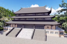 Tái hiện chùa Bái Đính bằng không gian 3 chiều