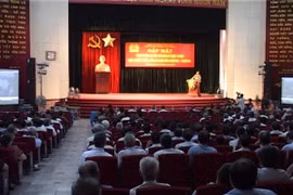 Công an quận Hà Đông gặp mặt cán bộ hưu trí