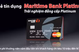 Maritime Bank miễn phí thường niên thẻ tín dụng