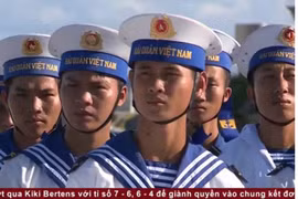 Xúc động lễ chào cờ Tổ quốc ở Trường Sa với lời thề sắt son nơi đầu sóng