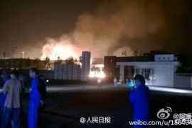 Trung Quốc: Lại nổ long trời, lở đất ở một kho hóa chất 