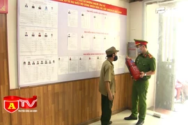 Triển khai phương án PCCC và phòng chống dịch bệnh tại các điểm bầu cử