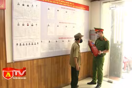 Triển khai phương án PCCC và phòng chống dịch bệnh tại các điểm bầu cử