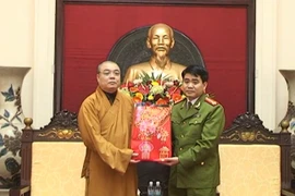 Giáo hội phật giáo Việt Nam chúc tết CATP Hà Nội