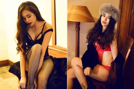 Người mẫu Sella Trương "đốt mắt" bằng nội y bodysuit cực nóng bỏng