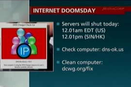 Nhiều máy tính nhiễm virus bị ngắt Internet vào ngày 9-7
