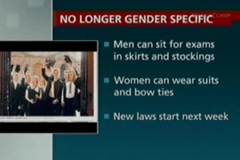 Thay quy định về đồng phục đối với sinh viên chuyển giới