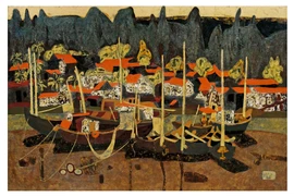 “Nét son”-Triển lãm tranh sơn mài truyền thống của nữ họa sĩ Phạm Ngọc Mỵ